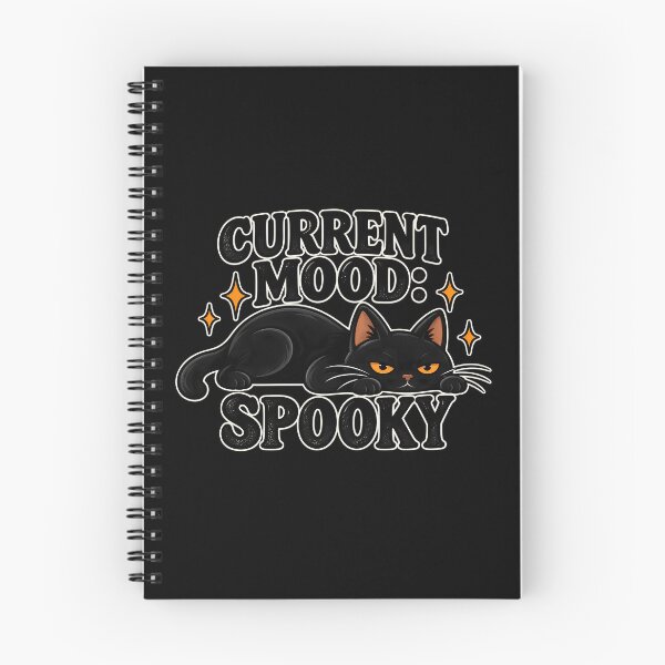 Item preview, Current Mood Spooky Black Cat Halloween designed and sold by VOLLOS.