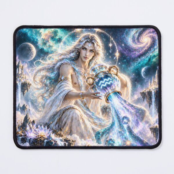 Item preview, Aquarius in the Galaxy Space Nebula designed and sold by knuppify.