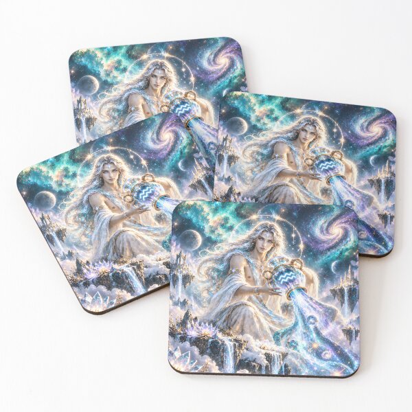 Item preview, Aquarius in the Galaxy Space Nebula designed and sold by knuppify.