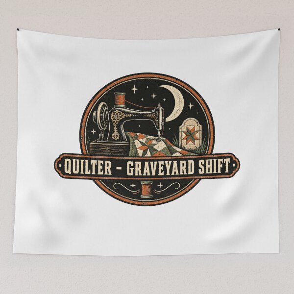 Item preview, Quilter Graveyard Shift designed and sold by AMICO77.