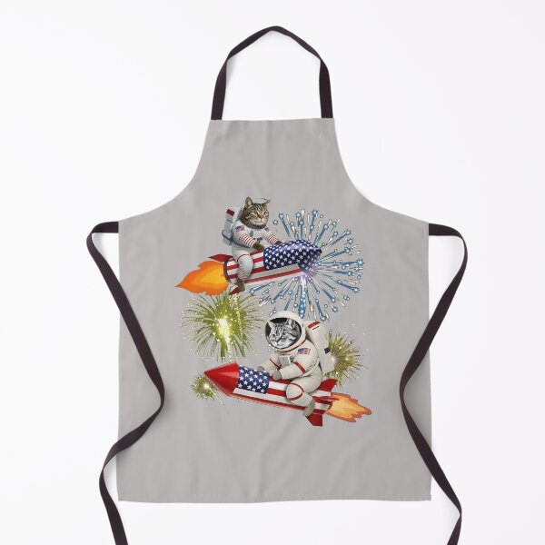 Item preview, Astronaut Cats Riding Patriotic Rockets-65 designed and sold by SiannaMccrory6.