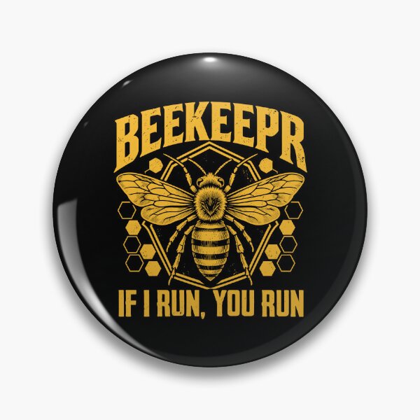 Item preview, Beekeeper, If I Run, You Run Funny Beekeeping designed and sold by gordonbwyashop.