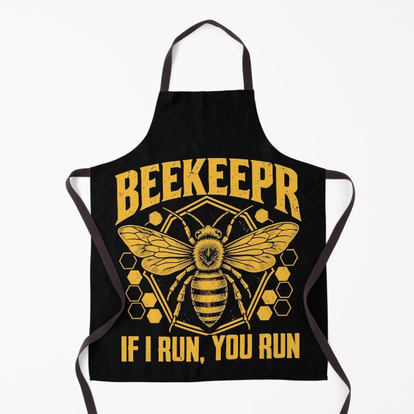 Item preview, Beekeeper, If I Run, You Run Funny Beekeeping designed and sold by gordonbwyashop.