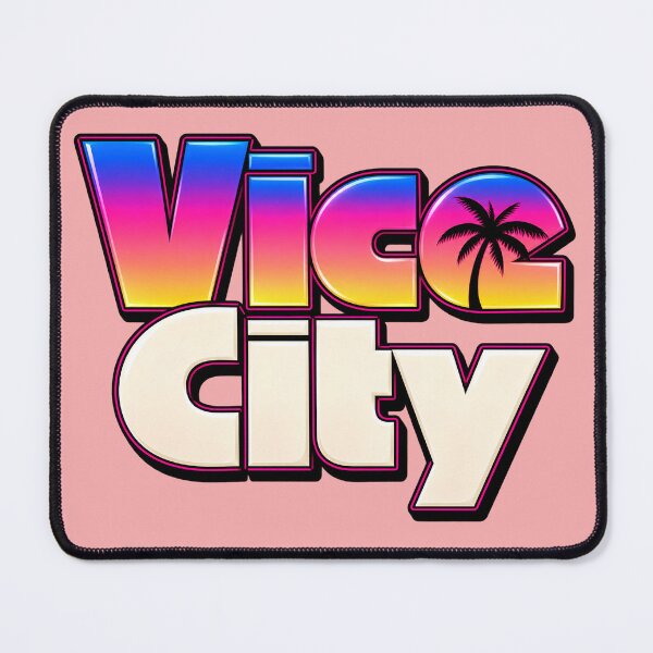 Item preview, Vice City Neon Sunset | Retro 80s Miami Style designed and sold by lexxclothing.