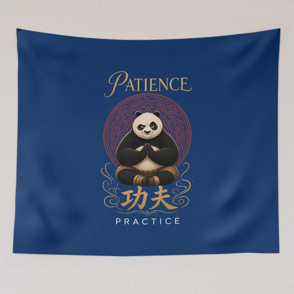Item preview, Patience Practice Panda designed and sold by bonhwa88.