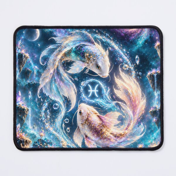Item preview, Pisces star sign in the galaxy space nebula designed and sold by knuppify.