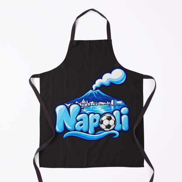 Item preview, Napoli Bubble Typography with Vesuvius Volcano and Soccer Ball designed and sold by MetaModel Editions.
