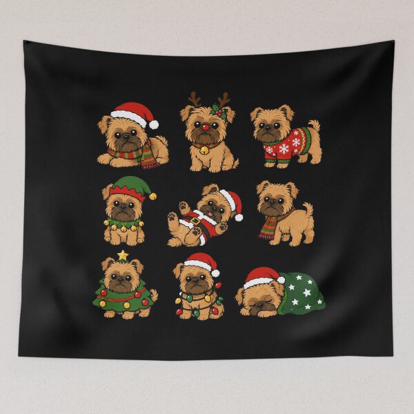 Item preview, Funny Brussels Griffon Dog Christmas Holiday Xmas Mom Dad designed and sold by rafaeltto.