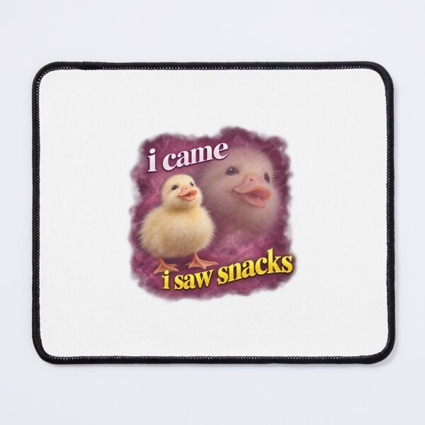 Item preview, I Came I Saw Snacks – Chick Meme designed and sold by LongIslandDesgn.