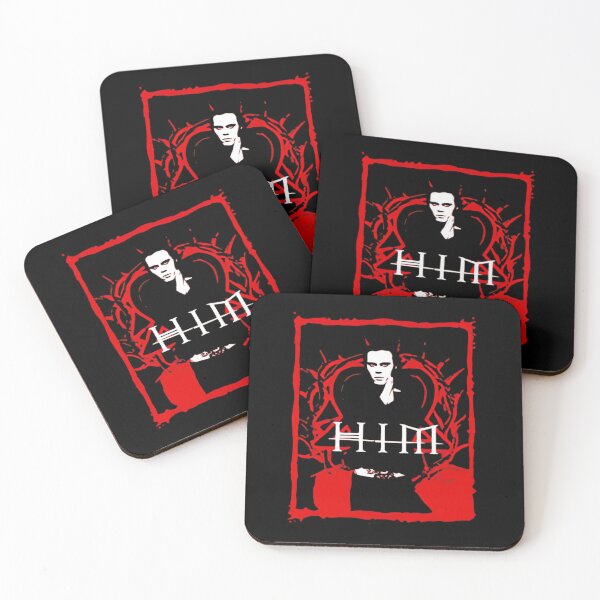 Item preview, HIM Band Gothic Rose Pentagram designed and sold by Achraf-Termane.