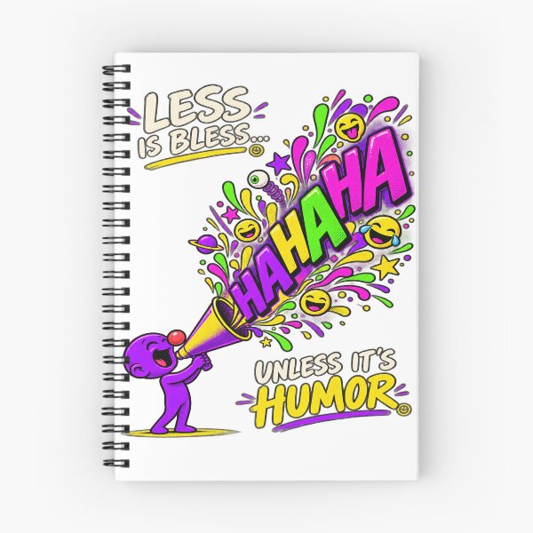 Item preview, Less Is Bless Unless Its Humor Funny Megaphone designed and sold by Odd Alien Lab.