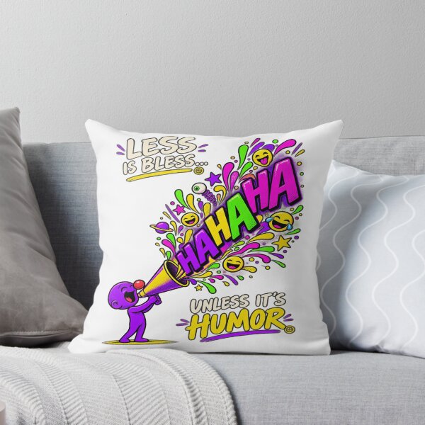 Item preview, Less Is Bless Unless Its Humor Funny Megaphone designed and sold by Odd Alien Lab.