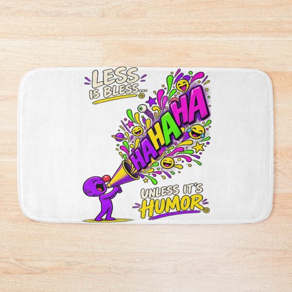 Item preview, Less Is Bless Unless Its Humor Funny Megaphone designed and sold by Odd Alien Lab.