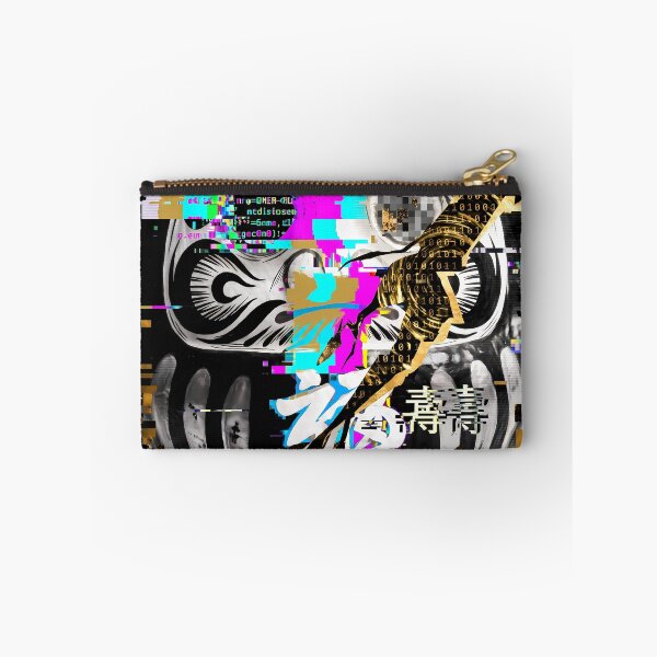 Item preview, Corrupted Kintsugi Daruma Cyberpunk Art designed and sold by kyotoglitch.