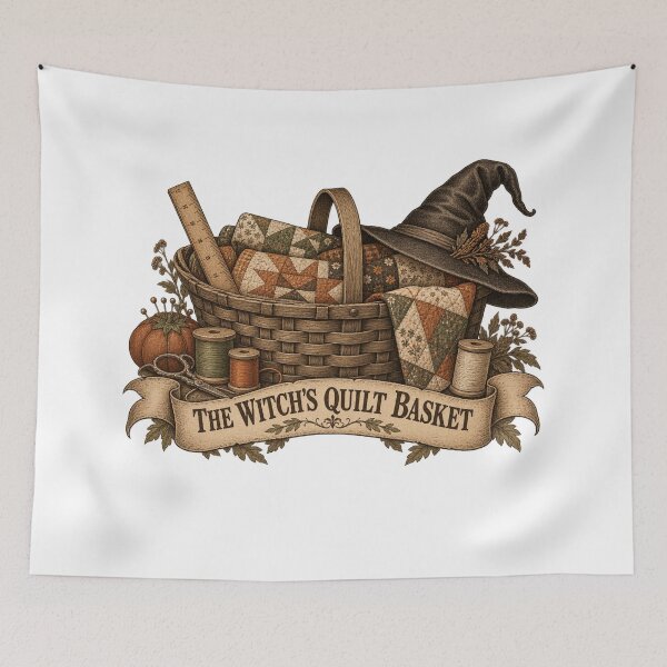 Item preview, The Witch's Quilt Basket designed and sold by AMICO77.