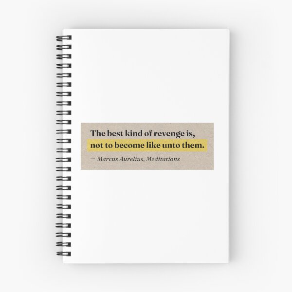 Item preview, The Best Kind of Revenge. Marcus Aurelius Stoic Quote on Vintage Paper. designed and sold by CoCoArt-Ua.