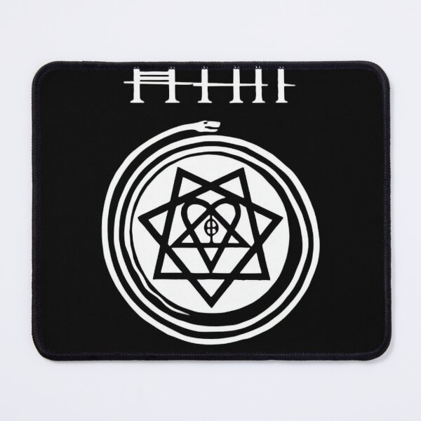 Item preview, HIM Band Gothic Rose Pentagram designed and sold by Achraf-Termane.