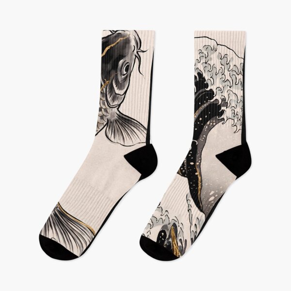 Item preview, Kintsugi Koi and Wave Diptych designed and sold by kyotoglitch.