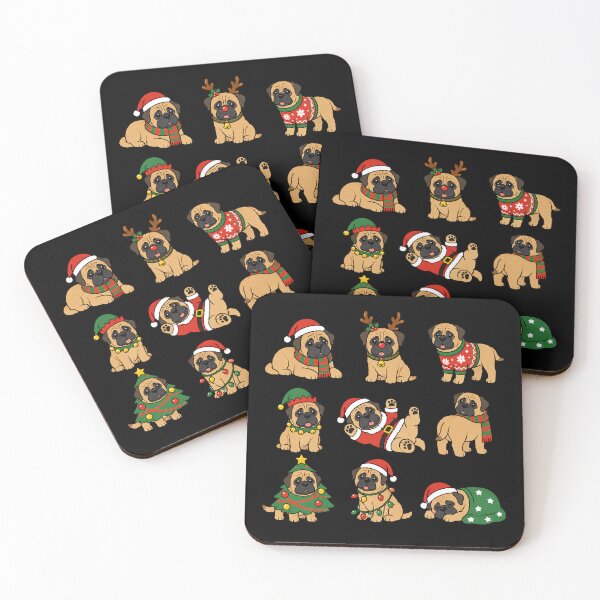 Item preview, Funny Bullmastiff Dog Christmas Holiday Xmas Mom Dad designed and sold by rafaeltto.