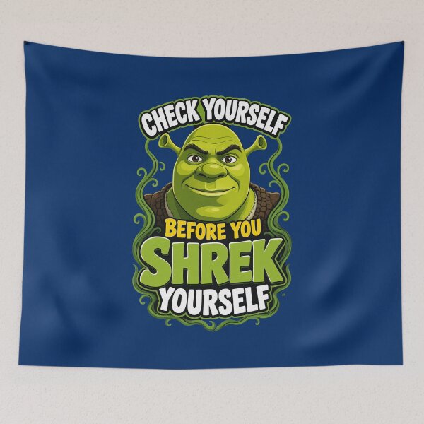 Item preview,  Check Yourself Green Ogre Humor designed and sold by bonhwa88.
