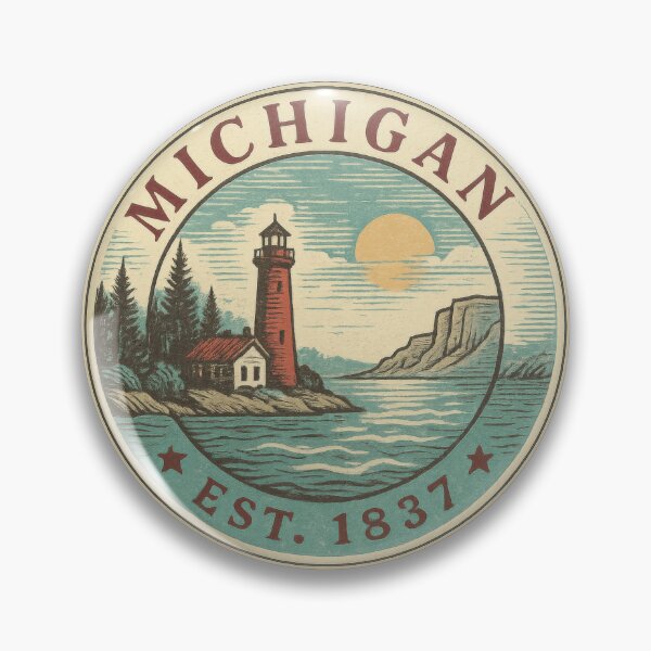 Item preview, MICHIGAN EST 1837 designed and sold by DavidBriot.