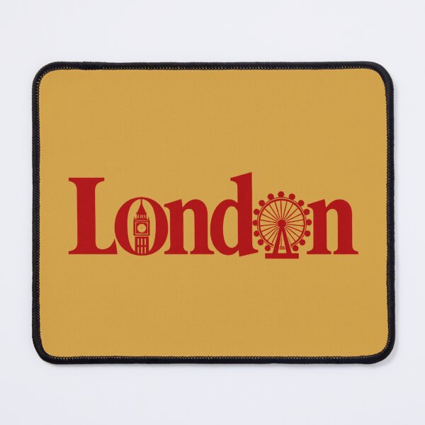 Item preview, London Typography with Big Ben and London Eye Integrated Lettering designed and sold by MetaModel Editions.