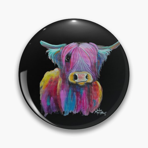 Item preview, Scottish Hairy Highland Cow ' Matilda ' by Shirley MacArthur designed and sold by Shirley MacArthur Art.
