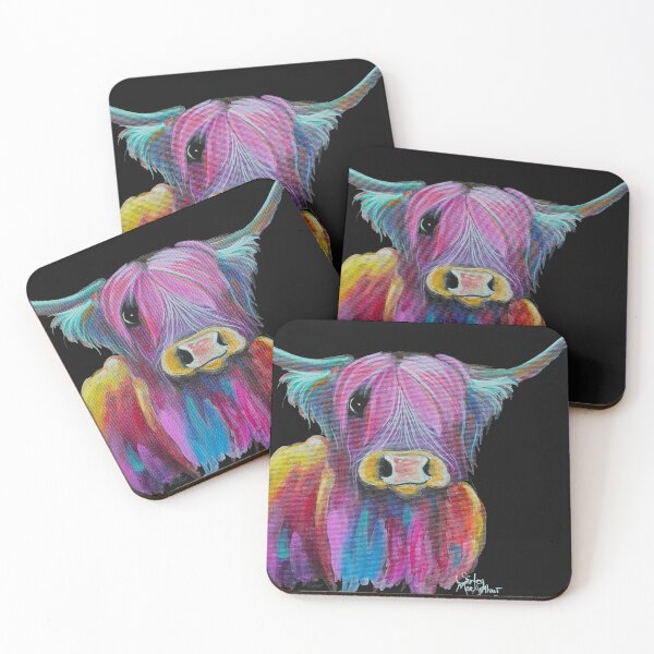 Item preview, Scottish Hairy Highland Cow ' Matilda ' by Shirley MacArthur designed and sold by Shirley MacArthur Art.