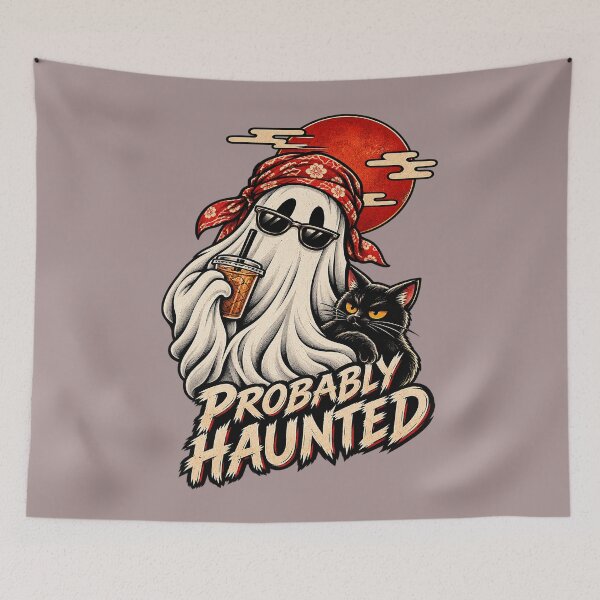 Item preview, Probably Haunted Spooky Season. designed and sold by Endless7Art.