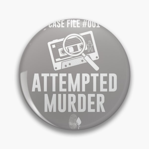 Item preview, Attempted Murder Raven Crow Bird Pun T-Shirt-32 designed and sold by DarrylIsaacs.