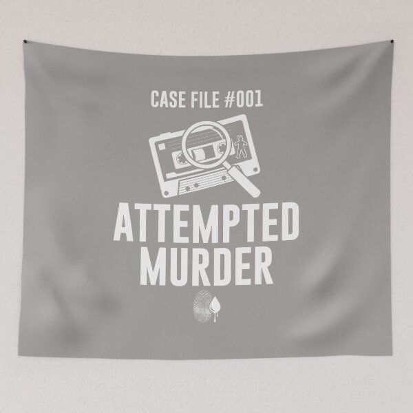 Item preview, Attempted Murder Raven Crow Bird Pun T-Shirt-32 designed and sold by DarrylIsaacs.