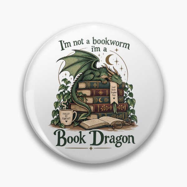 Item preview, I'm Not A Book Worm, I'm A Book Dragon Funny Book Lover designed and sold by gordonbwyashop.