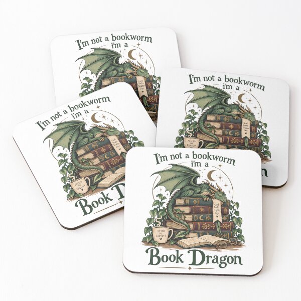 Item preview, I'm Not A Book Worm, I'm A Book Dragon Funny Book Lover designed and sold by gordonbwyashop.