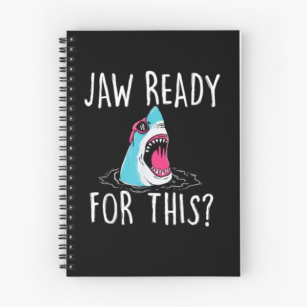 Item preview, Jaw Ready for This - Funny Shark Lover Ocean Wildlife designed and sold by Crookedorbit ⭐⭐⭐⭐⭐ .