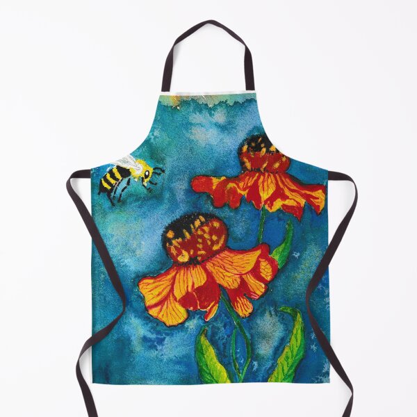 Item preview, Bee and Coneflowers designed and sold by LouisesMelange.