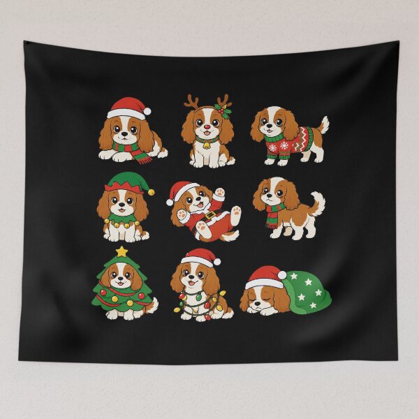 Item preview, Funny Cavalier King Charles Spaniel Dog Christmas Holiday Xmas Mom Dad designed and sold by rafaeltto.
