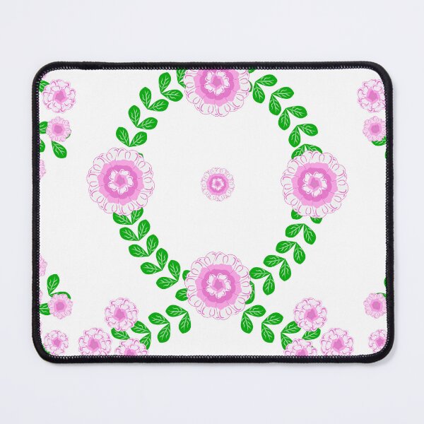 Item preview, Pink Floral Wreath and Decorative Flower Arrangement with Green Leaves designed and sold by Ei-Ei.