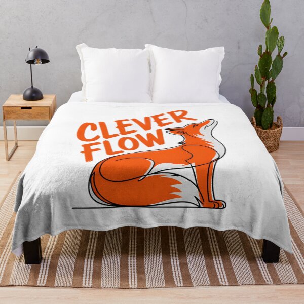 Item preview, Clever Flow Orange Fox Meditation Zen Art designed and sold by 108stillness.