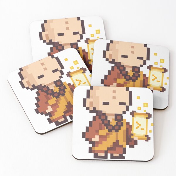 Item preview, Pixel monk with lantern designed and sold by LongIslandDesgn.