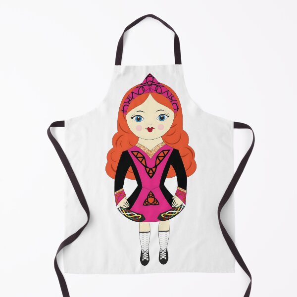 Item preview, Irish Dancing Girl In Pink Costume designed and sold by ARTAFACT.