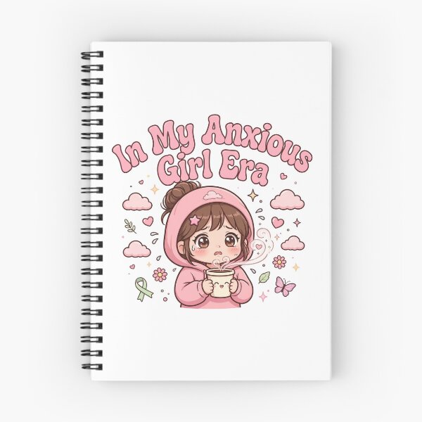 Item preview,  Anxious Girl  Cute Pink design designed and sold by Naglaa.