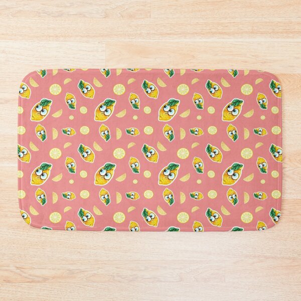 Item preview, Cute lemons on peach background pattern - Carved Wooden Fruit designed and sold by TurquoiseChicken.
