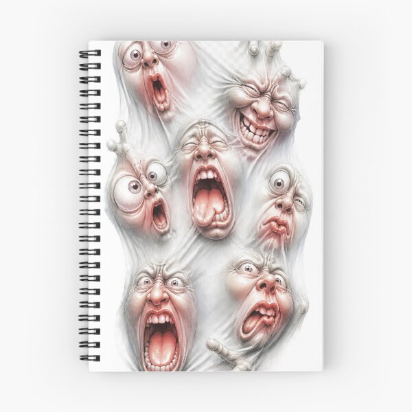 Item preview, Creepy Ghost Faces Under Sheet Halloween Horror Artwork designed and sold by Wilcox PhotoArt.