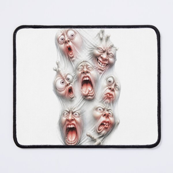 Item preview, Creepy Ghost Faces Under Sheet Halloween Horror Artwork designed and sold by Wilcox PhotoArt.