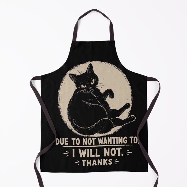 Item preview, Due To Not Wanting To, I Will Not, Thanks Funny Sarcastic designed and sold by gordonbwyashop.