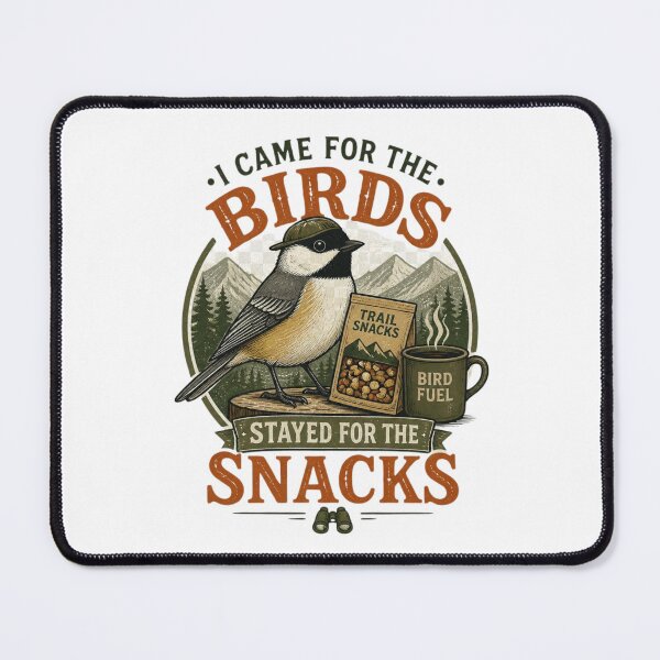 Item preview, I Came For The Birds Stayed For The Snacks Funny Bird Watching Vintage Outdoor designed and sold by limos.