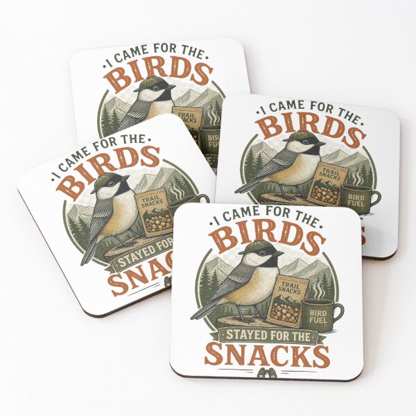 Item preview, I Came For The Birds Stayed For The Snacks Funny Bird Watching Vintage Outdoor designed and sold by limos.