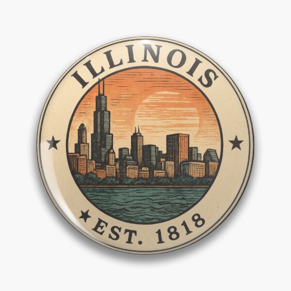 Item preview, ILLINOIS EST. 1818 designed and sold by DavidBriot.