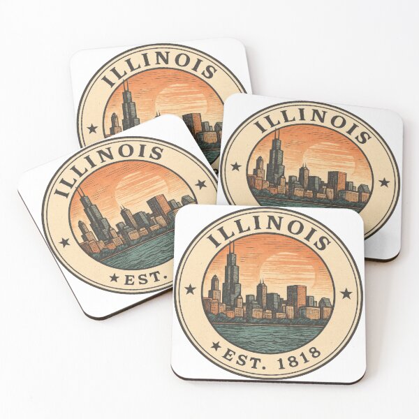Item preview, ILLINOIS EST. 1818 designed and sold by DavidBriot.