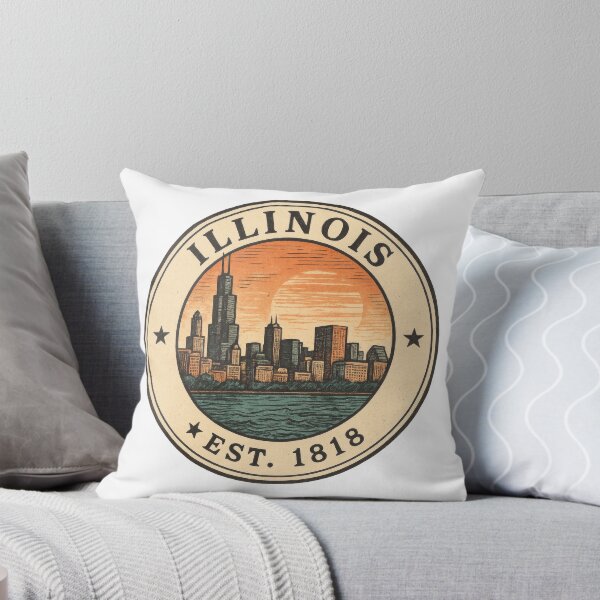 Item preview, ILLINOIS EST. 1818 designed and sold by DavidBriot.